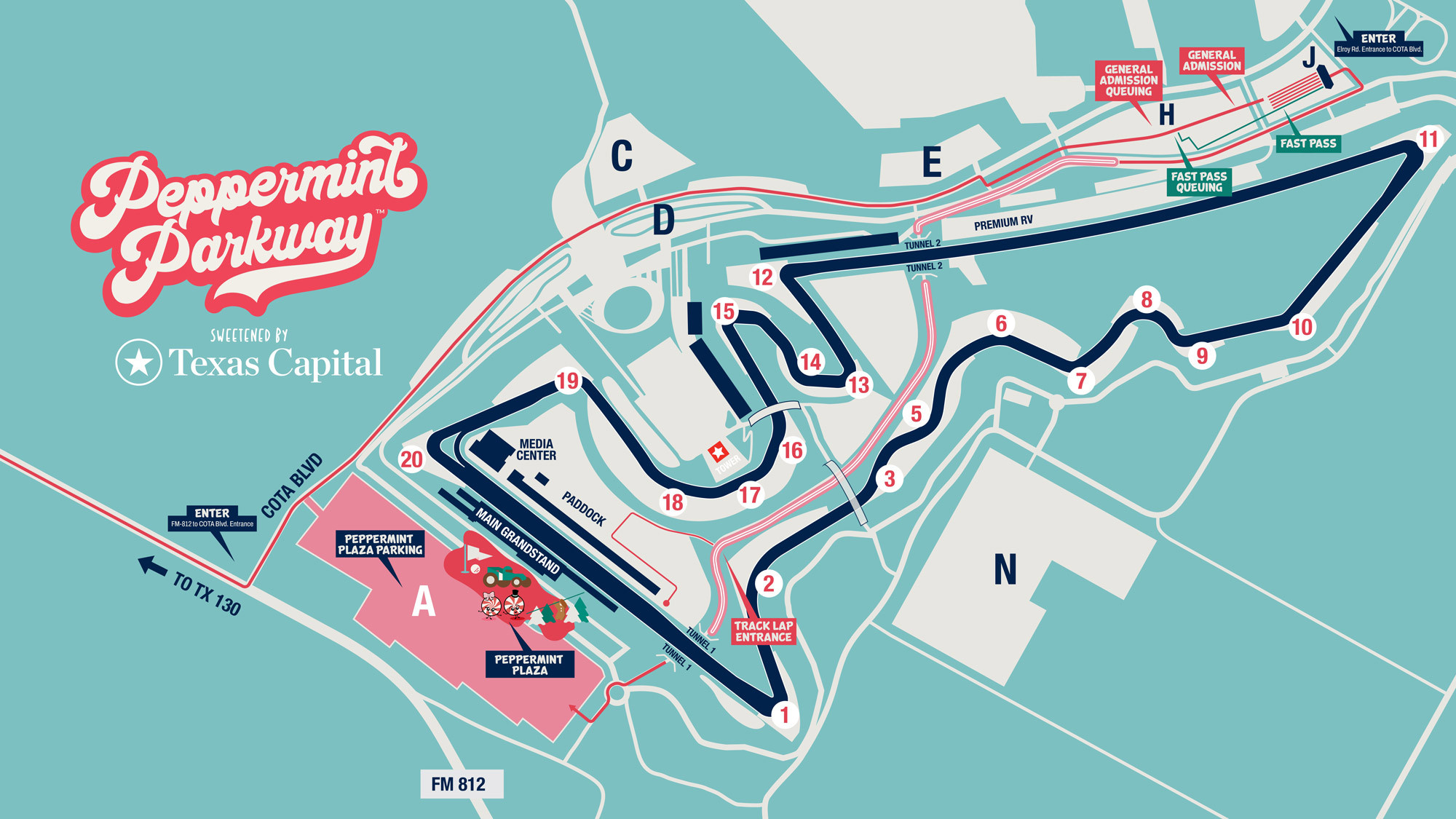 Peppermint Parkway Map